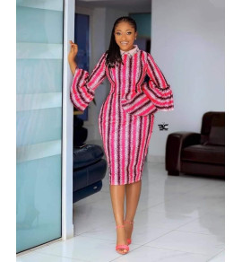 The Candy Stripes Power Dress