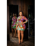 Flora Fierce Mini Dress