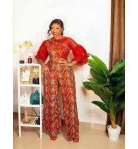 Red Reign Palazzo Jumpsuit