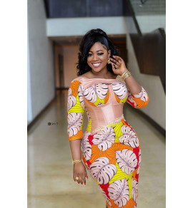 The Peach Blush Contour Dress