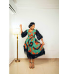 Midnight Flora Elegance Dress