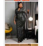 The Noir Luxe Statement Gown