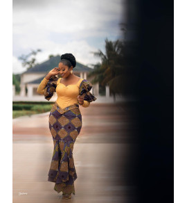 Royal Sunrise Mermaid Gown