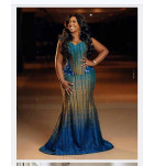 The Midnight Radiance Lace Gown